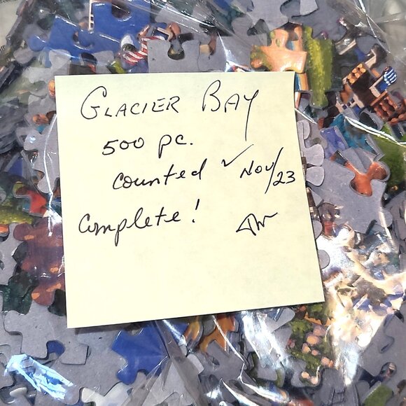 Glacier National Park Dowdle 500 Pc Puzzle Montana to Canada Folk Art kids/adult - Picture 6 of 8